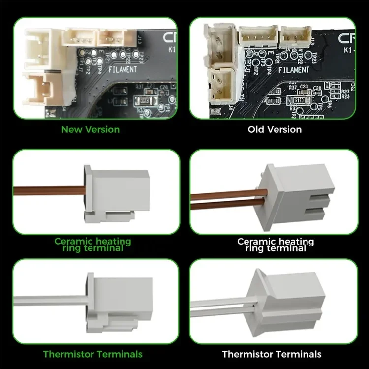 Original Creality K1 K1 Max Hotend Adapter Board NOZZLE-C-V13 PCBA_G_K1-MAX T9 GD32F303CBT6 PCB Modul 3D-Drucker Teile – Detail 1