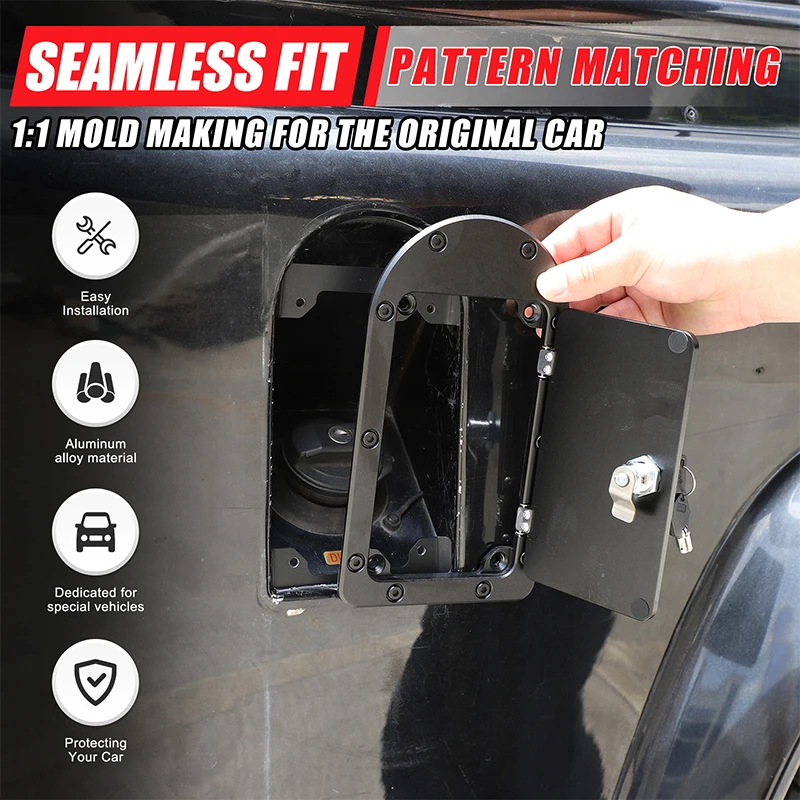 

Для Land Rover Defender 04-19 крышка топливного бака противоугонная крышка замка модификация крышки топливного бака алюминиевый сплав 1 шт. (роскошный мод