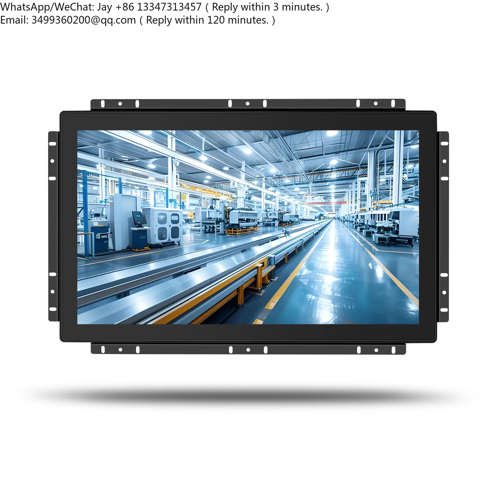 

15 15.6 17 18.5 19 21.5 22 23.6 23.8 27inch Closed Frame Computer Monitor Multi Point Capacitive Touch Screen Monitor