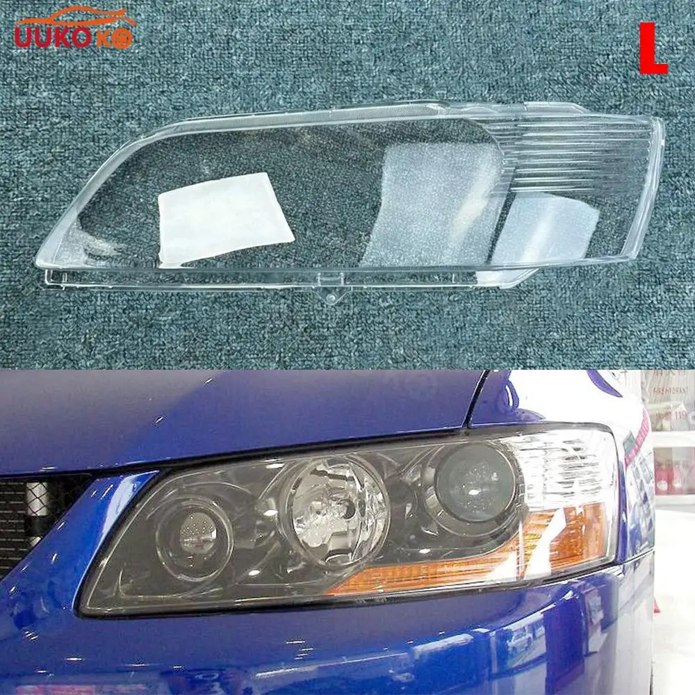 For Mitsubishi Evolution EVO 9 IX CT9A 2004-2007 Car Accessories Headlight Lens Cover Transparent Lampshade Headlamp Shell
