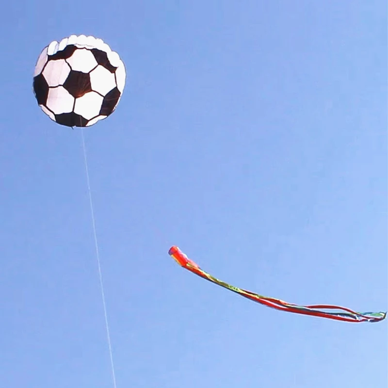 Juguetes voladores de cometas de fútbol para niños, línea de cometas gigantes, línea de cometas suaves para adultos, cometas profesionales ikite koi, envío gratis