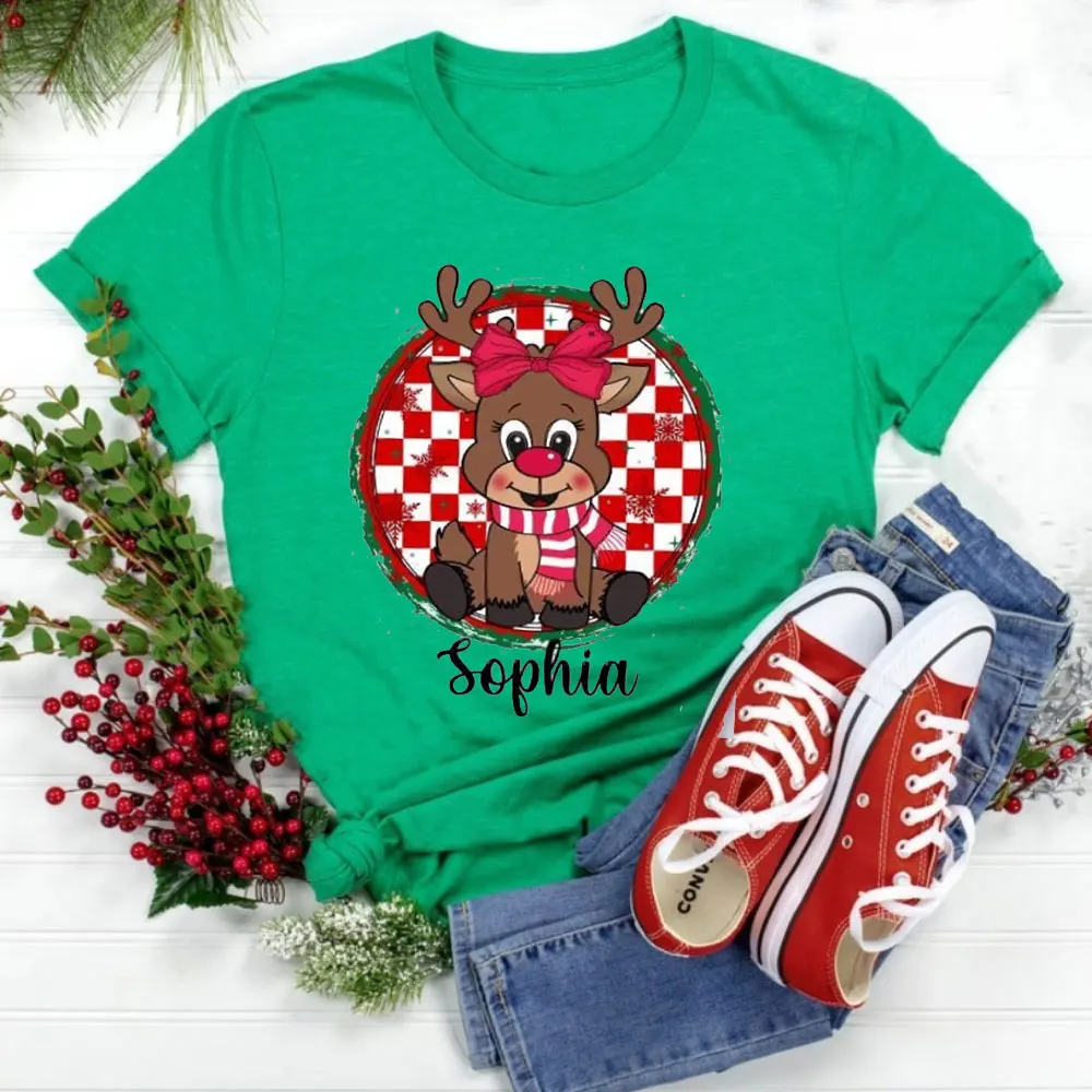 Personalized Women Christmas Tops Bow Ball Cap Women Christmas Design Tops Comfortable Personality Women O-neck Sweatshirt