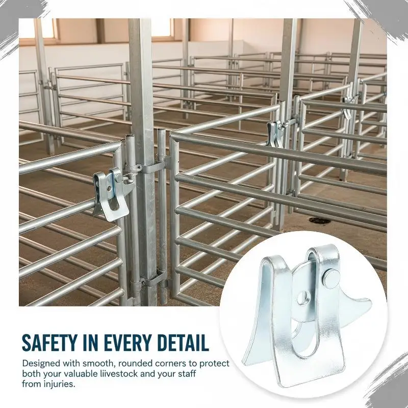 5/10pcs Thickened Farrowing Crate Door Latch For Sows, Pig Lock, Pigpen Switch, Door Opener, Farrowing Crate Pig Door Latch