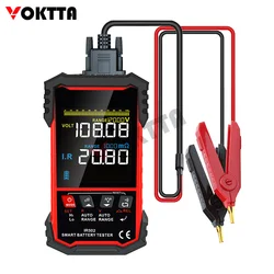 TOOLTOP Battery Internal Resistance Tester IR500 IR502 ± 120V 500 Ω 4-wire Kelvin Test Lead Acid Lithium Nickel Cadmium Battery