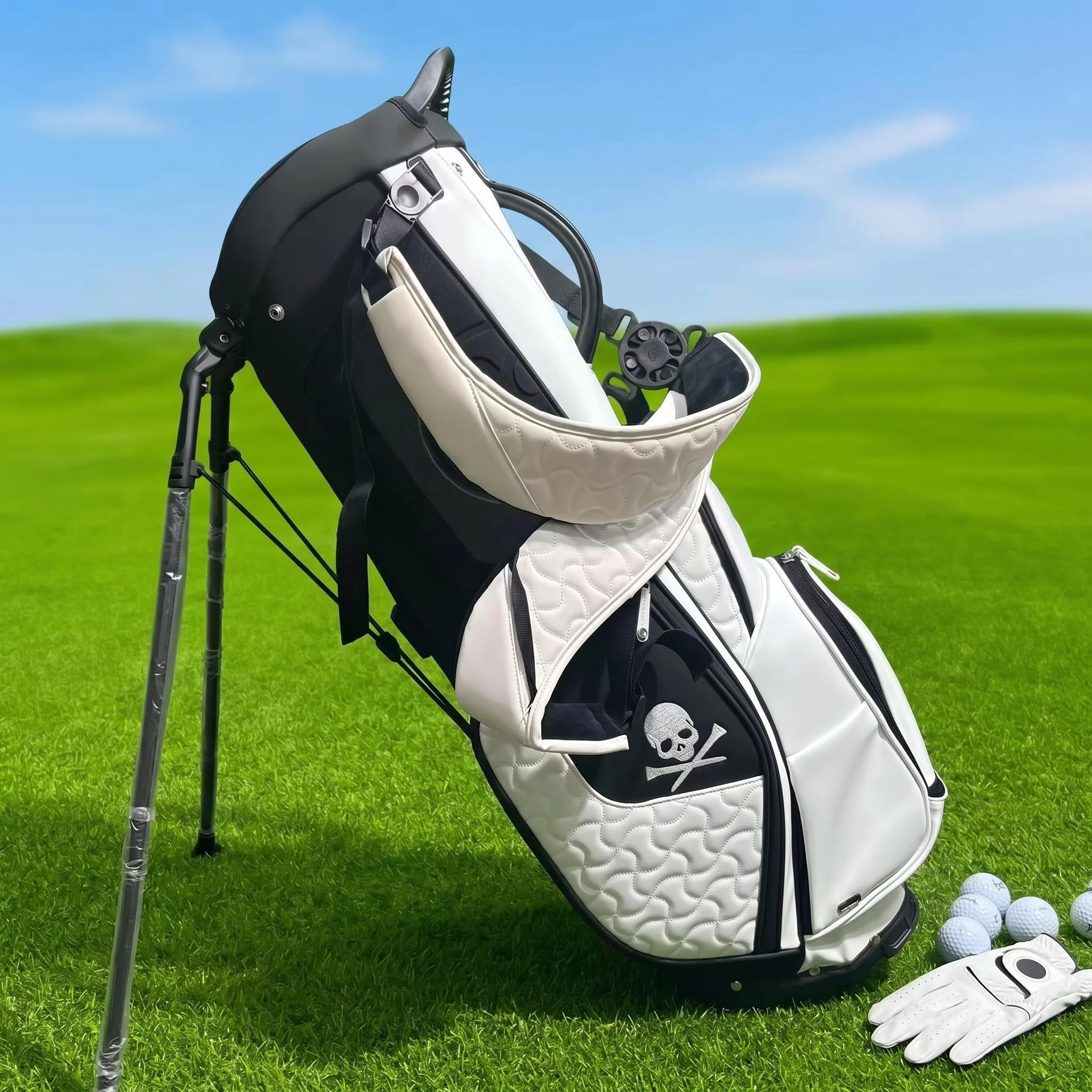 Sacca da golf con supporto integrato