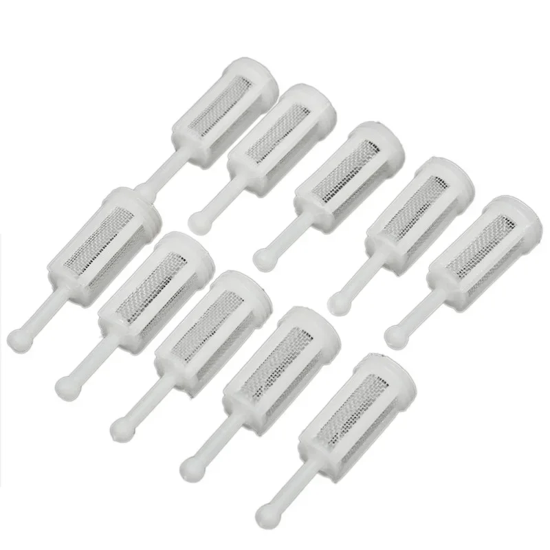 GTBL 10PCs plastic gravity typ spray filter pot diameter 11mm total length 36mm can adapt to the majority of solvent