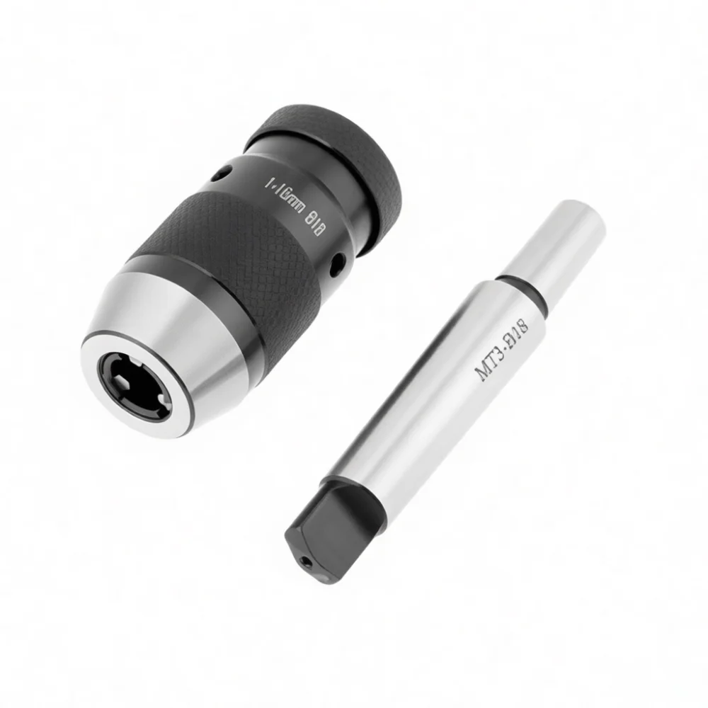 Tooltree Morse 2 Taper Self Locking Drill Chuck 1 16mm Capacity Precision CNC Lathe Milling Machine Boring Tool Part