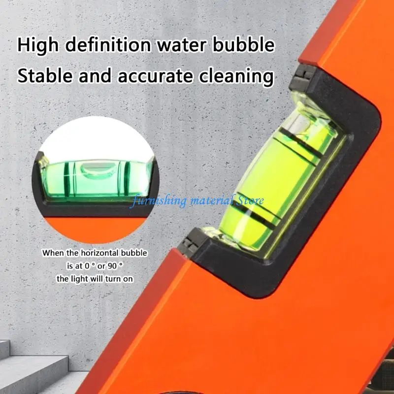 Y5GD Aluminum Digital Level Tool LED Display Horizontal Vertical Slope Detection Backing Spirit Level