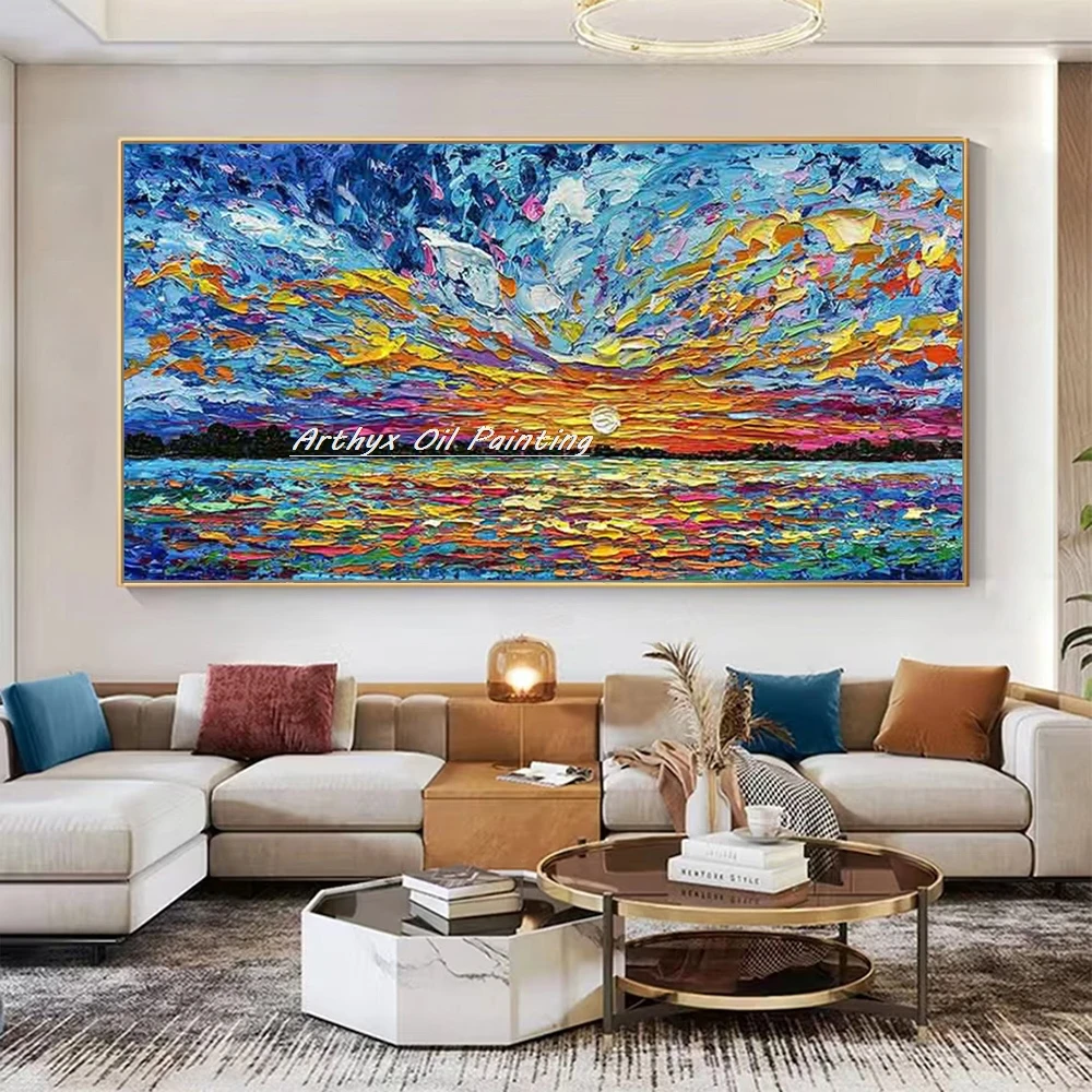 Abstract Seascape Oil Painting 3