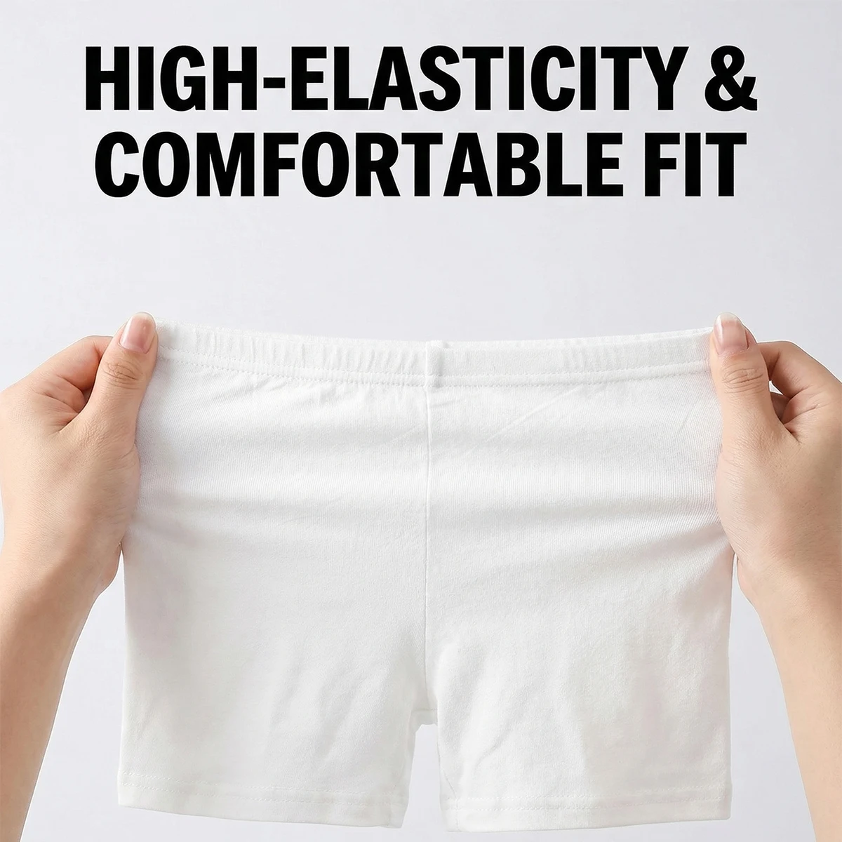 2 PCS Kids Tights Girls' Shorts & Safety Shorts, Anti-Exposure, Simple Solid Color, Suitable for Kids' Daily Wear, Moderate Thic view 5