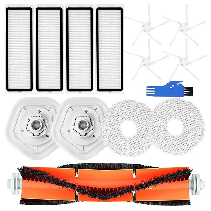 الجانب الرئيسي فرشاة ممسحة القماش فلتر Hepa استبدال إكسسوارات قطع غيار ل Xiaomi Dreame W10/ W10 Pro جهاز آلي لتنظيف الأتربة