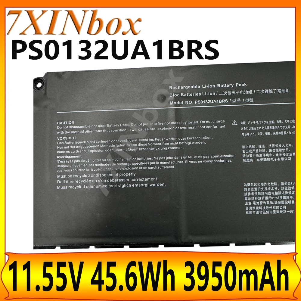 

7XINbox New PS0132UA1BRS 11.55V 45.6Wh 3950mAh Laptop Battery For Toshiba dynabook PS0132NA1BRS 31CP5/78/66
