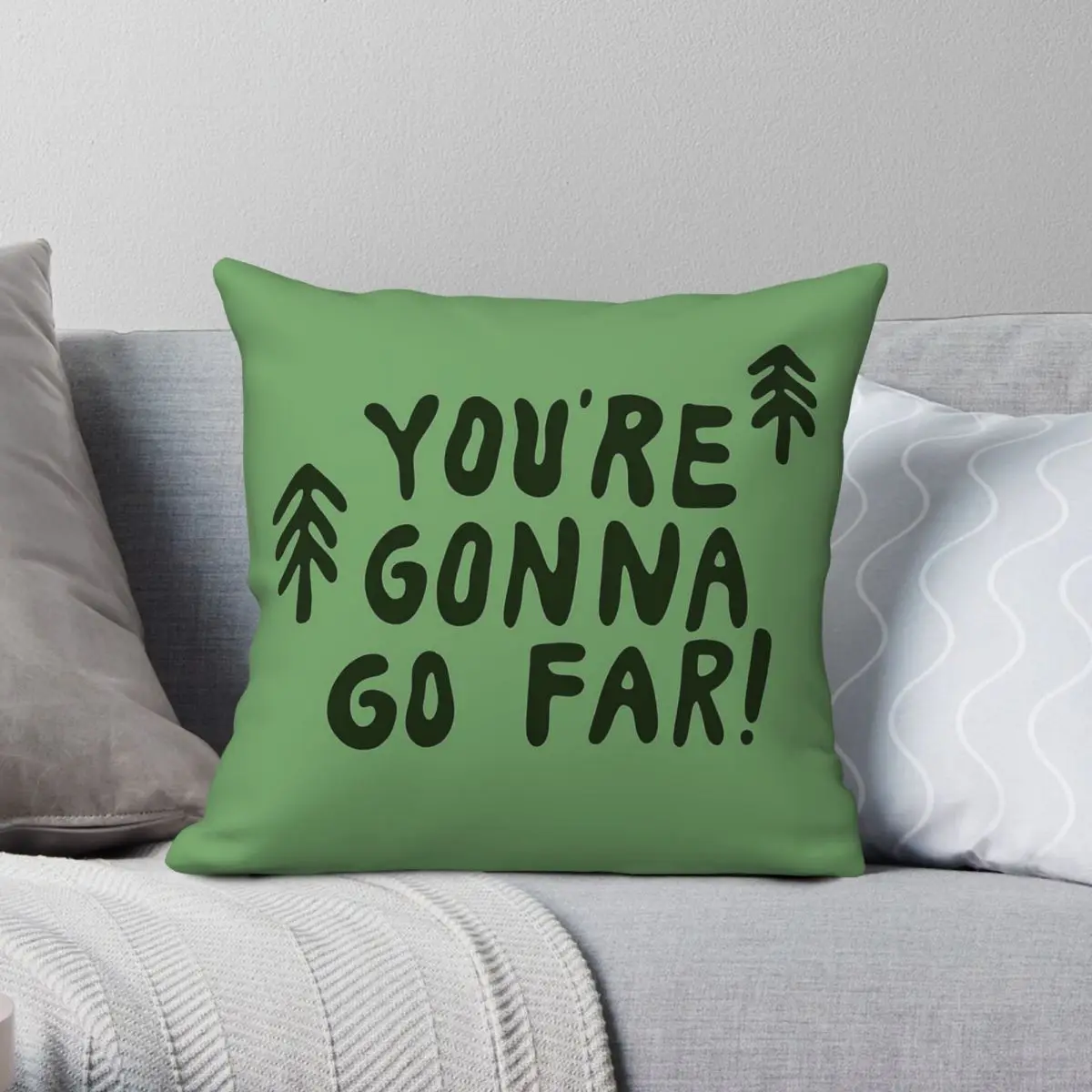 You're Gonna Go Far Noah Kahan Square Pillowcase Polyester Linen Velvet Printed Decor Pillow Case Sofa Seater Cushion Wholesale
