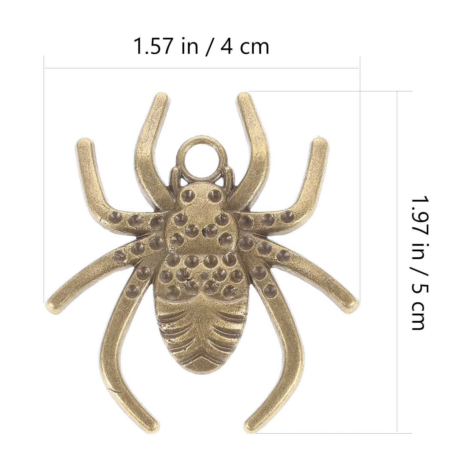 

20Pcs Halloween Spider Charms Creepy Decor Gothic Accessories for Jewelry Making Halloween Charms Goth Decor Goth Accessories