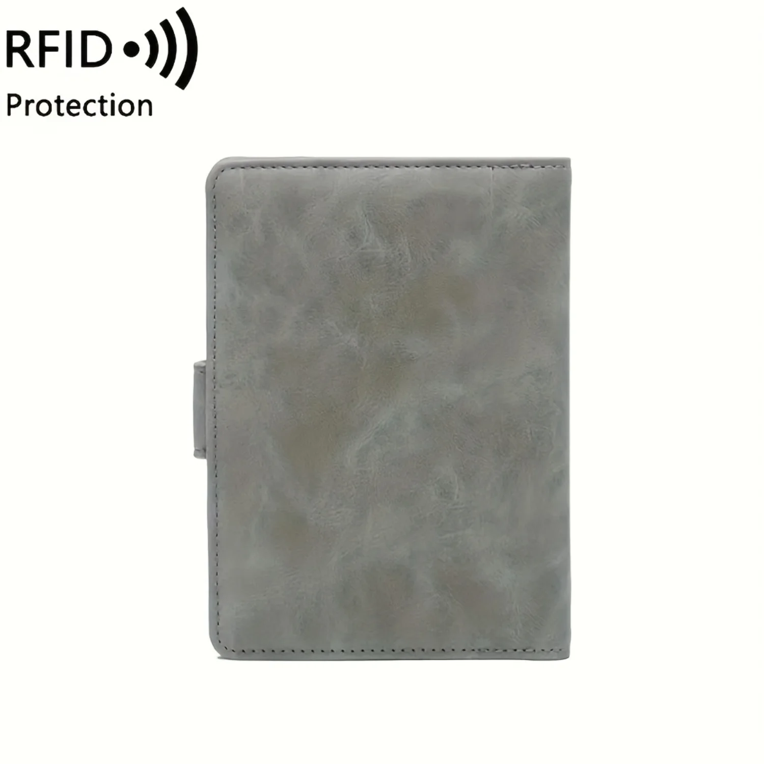 RFID Blocking Passport Wallet, Multi-Card Capacity, Travel Document Organizer, PU Leather, Large , Protective Cover For Passport