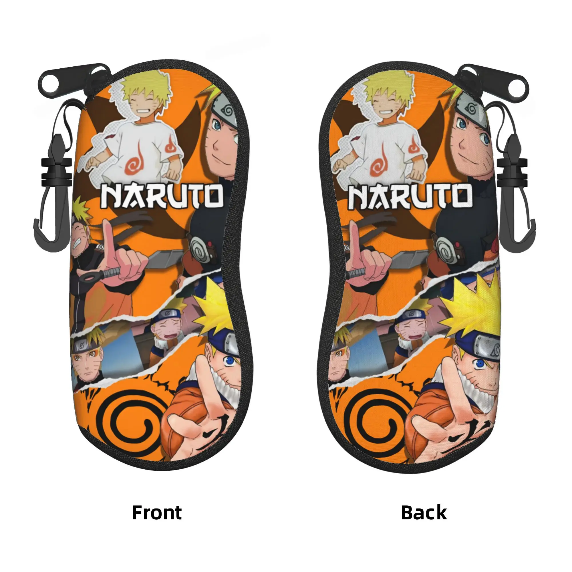 

Custom Uzumaki N-Narutoes Hot Cartoon Sunglasses Soft Case Neoprene Zipper Shell Eyeglass Case Protective Box For Glasses