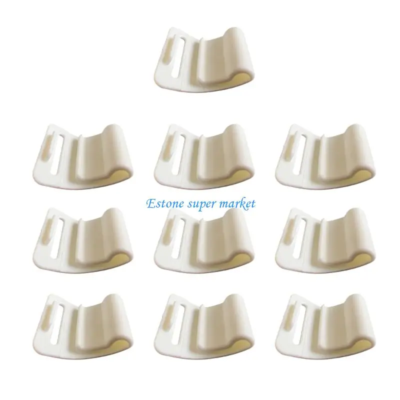 

090B 10 шт. Нескользящие пряжки-клипсы для детской ванночки, обеспечивающие дополнительную безопасность во время купания