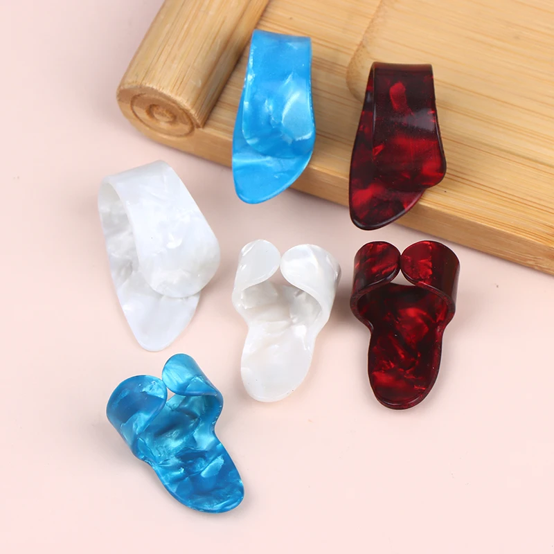 12pcs Guitar Finger Picks Thumb/Index Sizes Fingerstyle Protector Anti-Slip Design Bass Acoustic/Electric Guitar