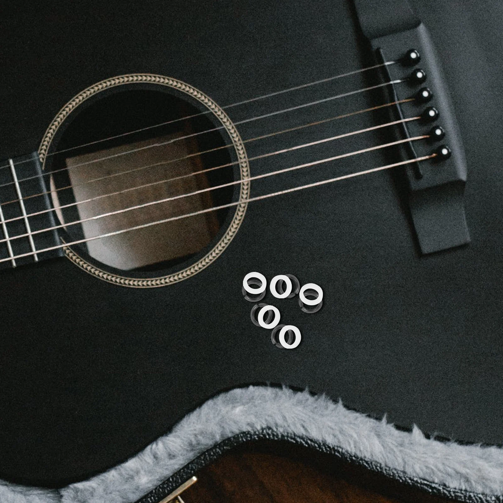 

Portable Guitar Tuner Washer Replaceable Small Tuning Peg Gasket Durable Professional Accessory Spacer For Tuning Pegs