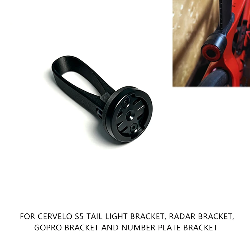 For Cervelo S5 Magicshine  Bryton Garmin Enfitnix Wahoo Rockbros Tail Light Radar Bracket GoPro Bracket Number Plate Bracket