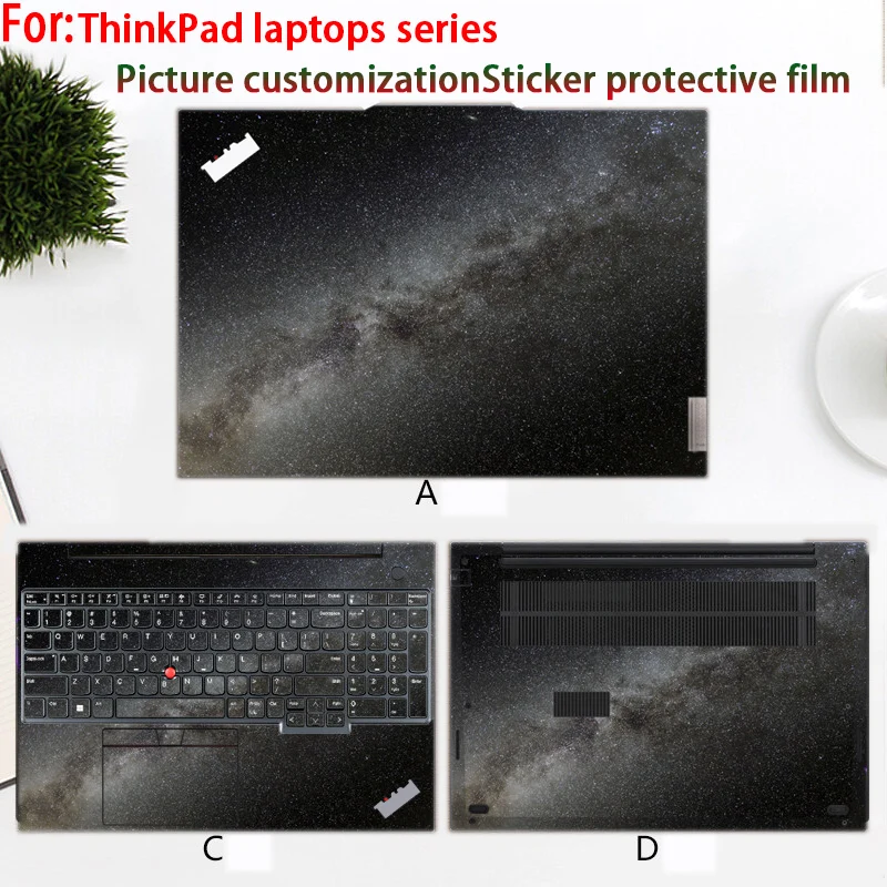 For ThinkPad X9-15/X9-14 Gen 1 sticker protective film E14 Gen 7/6 laptop shell film E16 Gen 3/2 body customized picture film