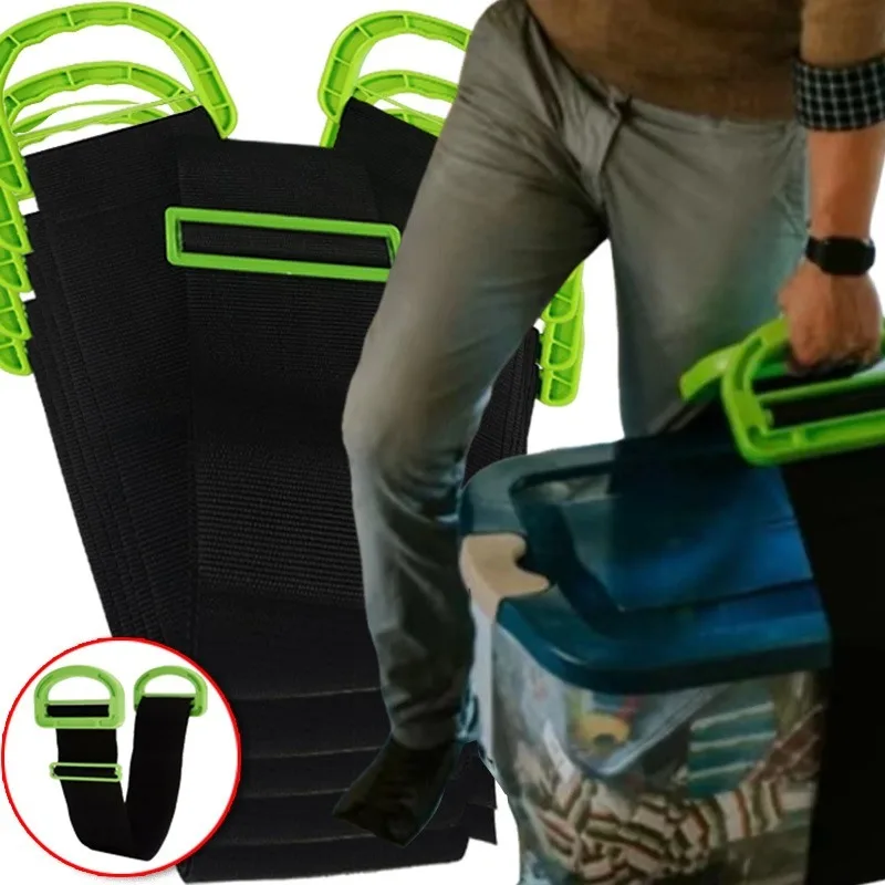 

Adjustable Moving Straps Furniture Boxes Lifting Strap with Handles Heavy Duty Carrying Belt Multi-Purpose Appliances Mover Tool
