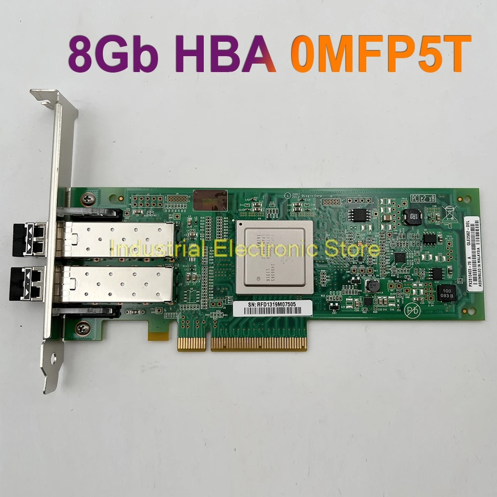 

For QLOGIC QLE2562-DEL Dual-Port Fiber Optic Card 8Gb HBA 0MFP5T