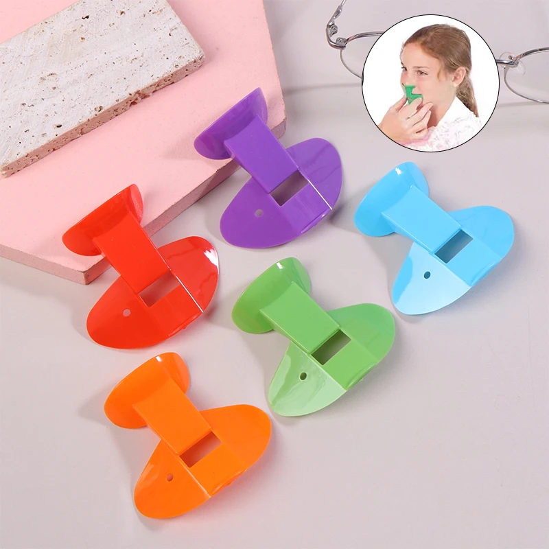 1Pcs Portable Nose Whistle Plastic Resonance Hygienic Nasal Flute Clarity Improvement Training For Toddlers For Practice