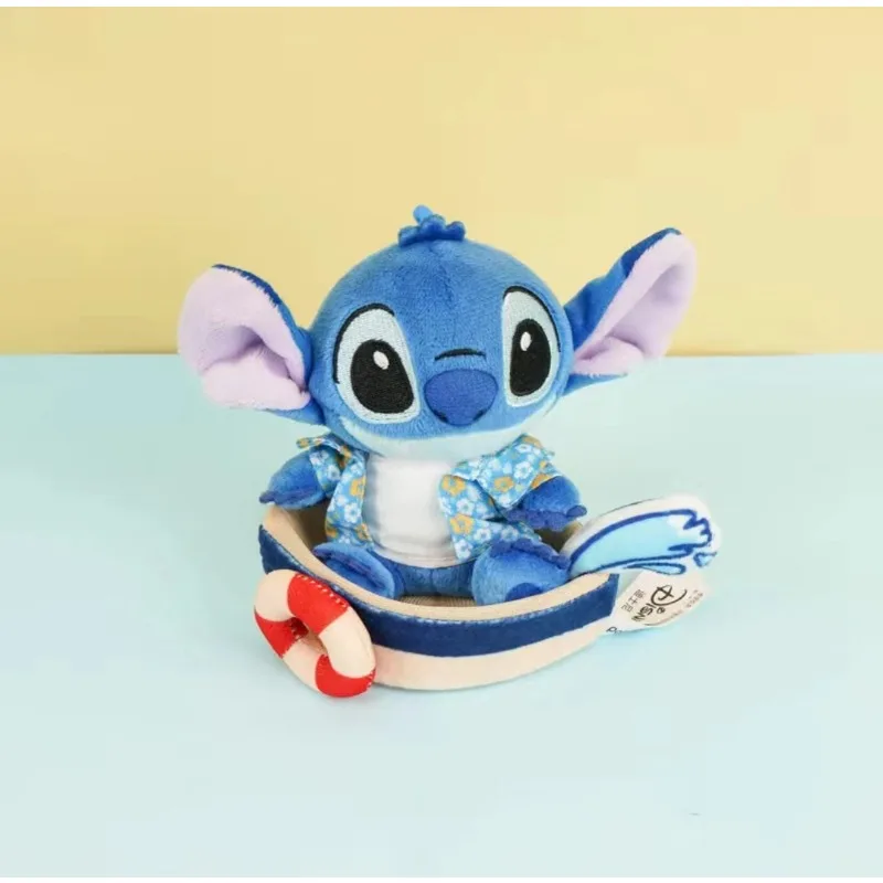 Disney Stitch Plush Doll Series, Lilo e Stitch, Caixa surpresa cega, Boneca bonito dos desenhos animados, Pingente de bolsa escolar, Presente coração menina kawaii