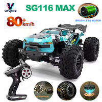 1:16 80KM/H Or 40KM/H 4WD RC Car SG116 MAX/PRO / SG318 PRO Remote Control Cars High Speed Drift Monster 4x4 Truck for Kids Toys