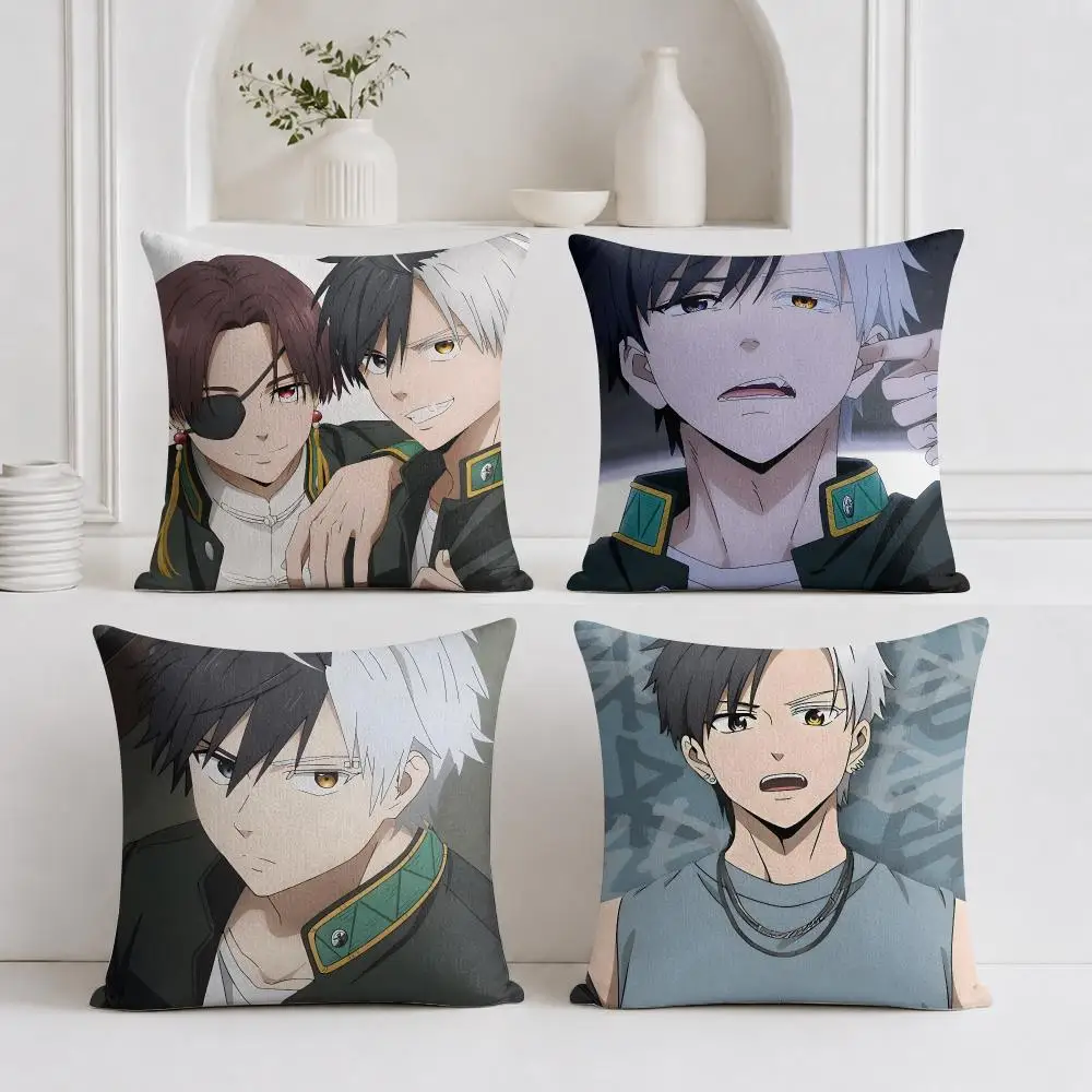 W-WIND B-BREAKER Cushion Cover Plush Fabric Soft Double-Sided Printed Sofa Warm Winter Home Gift Pillow Cover