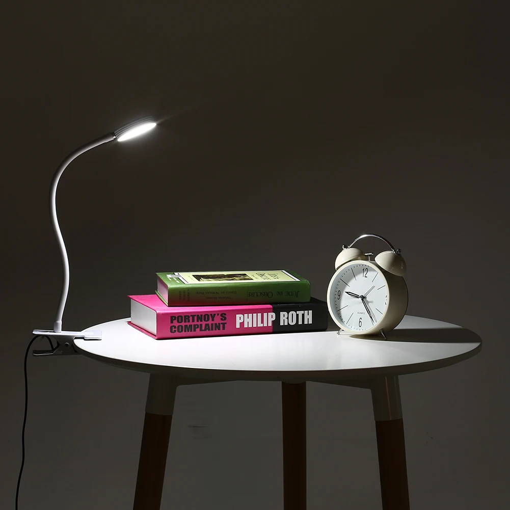 1pcs for Tattoo Makeup Eyebrow,Eyelash Extension,Manicure,Reading Light Adjustable Lamp Cold White Table Light USB Portable
