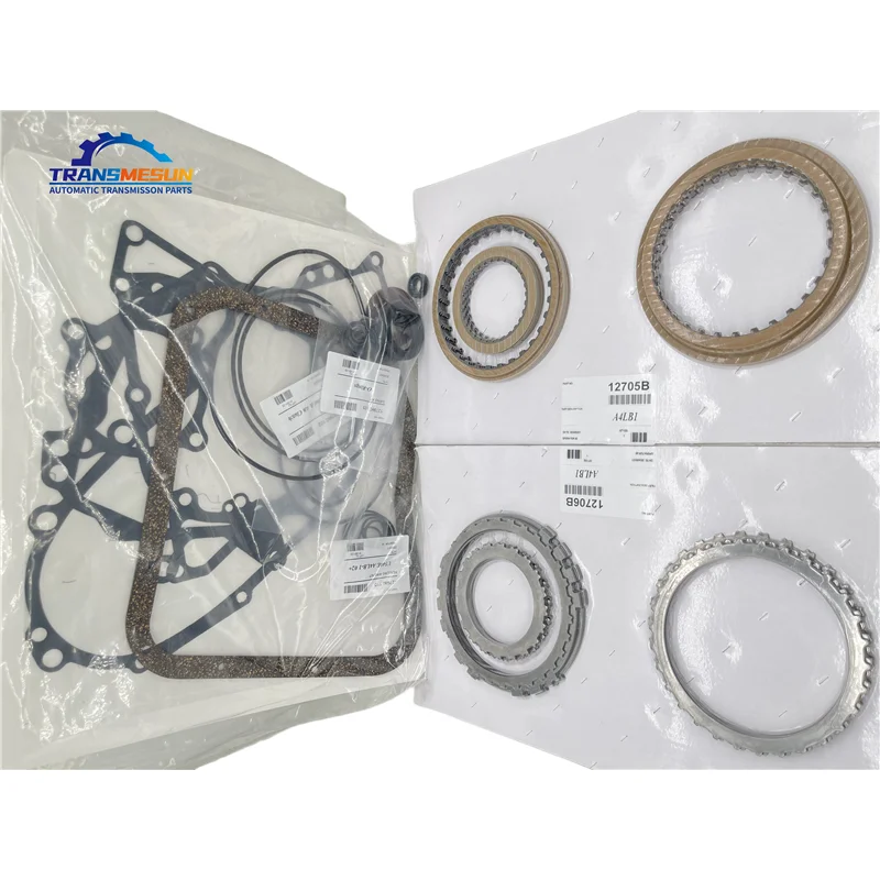 

Transmesun Gear Box Repair Kit U540E A4LB1 A4Q Transmission Main Rebuild Kit for Toyo.ta Includes Piston; Friction Plate