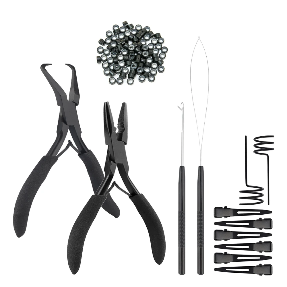 

Набор для наращивания волос Lanshii Micro Ring — 200 шт., бусины 5,0 мм, с силиконовой подкладкой, противоскользящая, невидимая фиксация