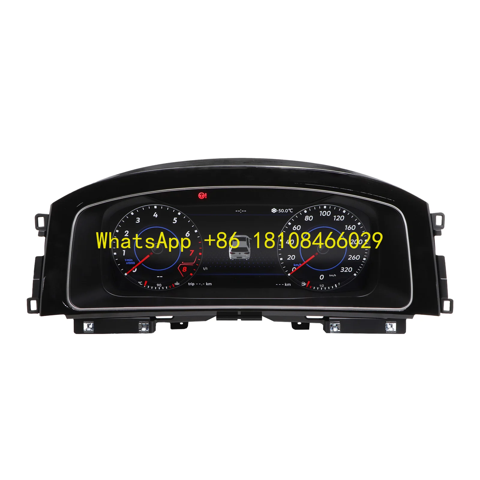 

WEIJUNPRO 12.3 Inch Car Speedometer Panel Digital Dashboard Instrument Cluster for Volkswagen Golf 7 2013-2020 Player