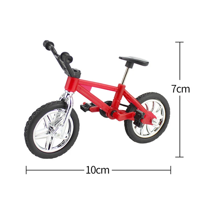 Mini diapasón con cuerda de freno para niños, juguete de bicicleta, simulación Retro, ensamblaje de dedos de aleación, modelo de bicicleta, regalo educativo, nuevo