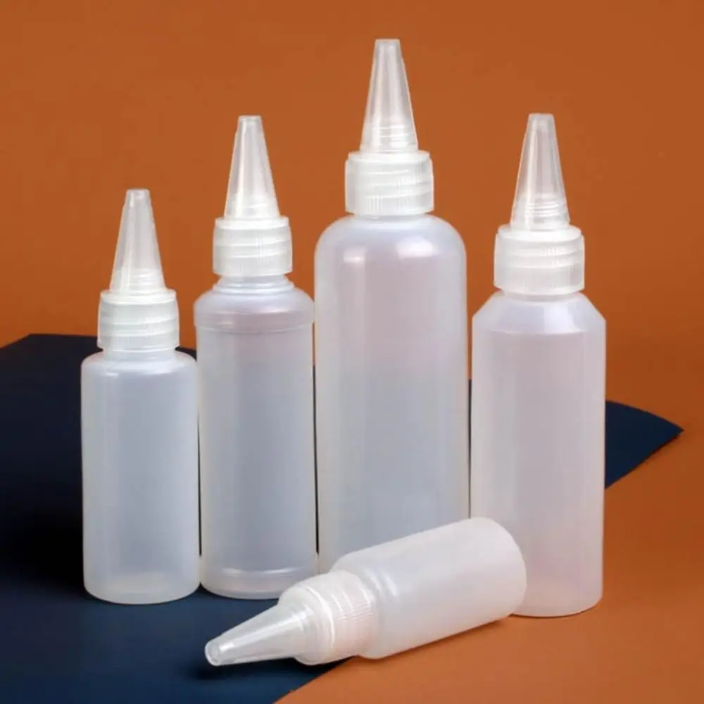 Pointed Mouth with Caps Dropper Bottles Plastic Kitchen Supplies Small Sample Bottle Storage Container Squeeze Bottles