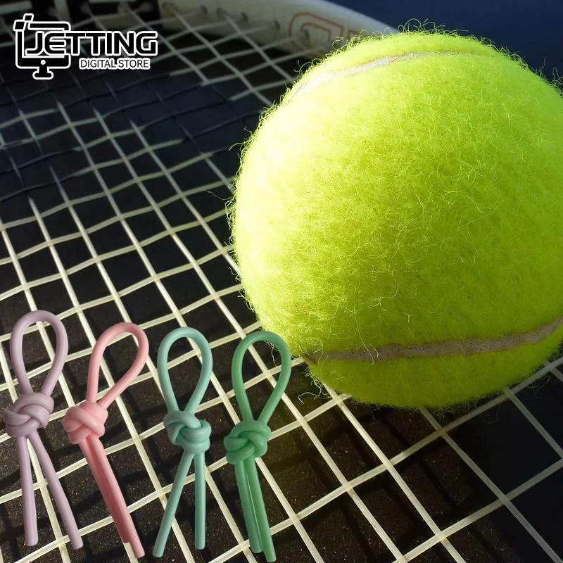 1/8Pcs Tennis Vibration Dampeners Soft Silicone Tennis Racket Anti Vibration Knot Squash Racquet Damper Tennis Accessories view 3