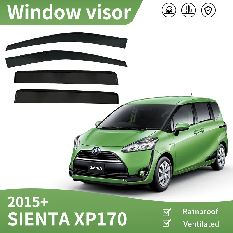 

For SIENTA XP170 Window visor Weather Shield Side Window Deflector Car windshield weather shield Car accessories