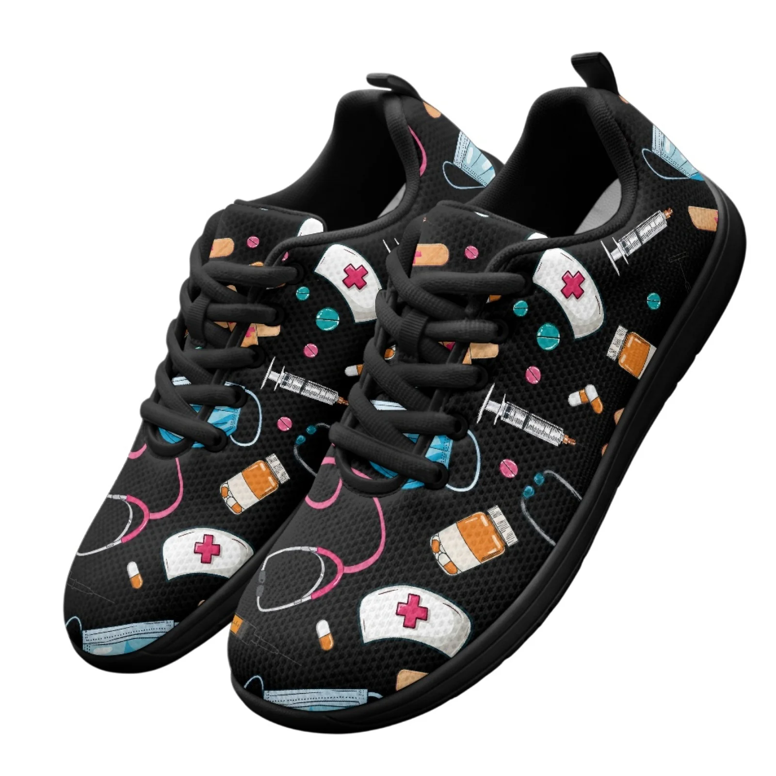 PENSTROLL Medical Equipment Breathable Men's Athletic Work Shoe Walking Sneakers for Hiking Comfortable Barefoot Shoes