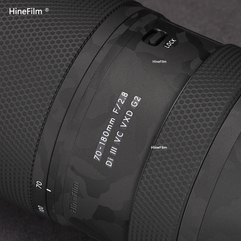 HineFilm Skin для Tamron 70-180 F2.8 G2 E Lens Premium Decal Skin для Tamron 70-180 F2.8 Di III VC VXD G2 Защитная крышка 70180