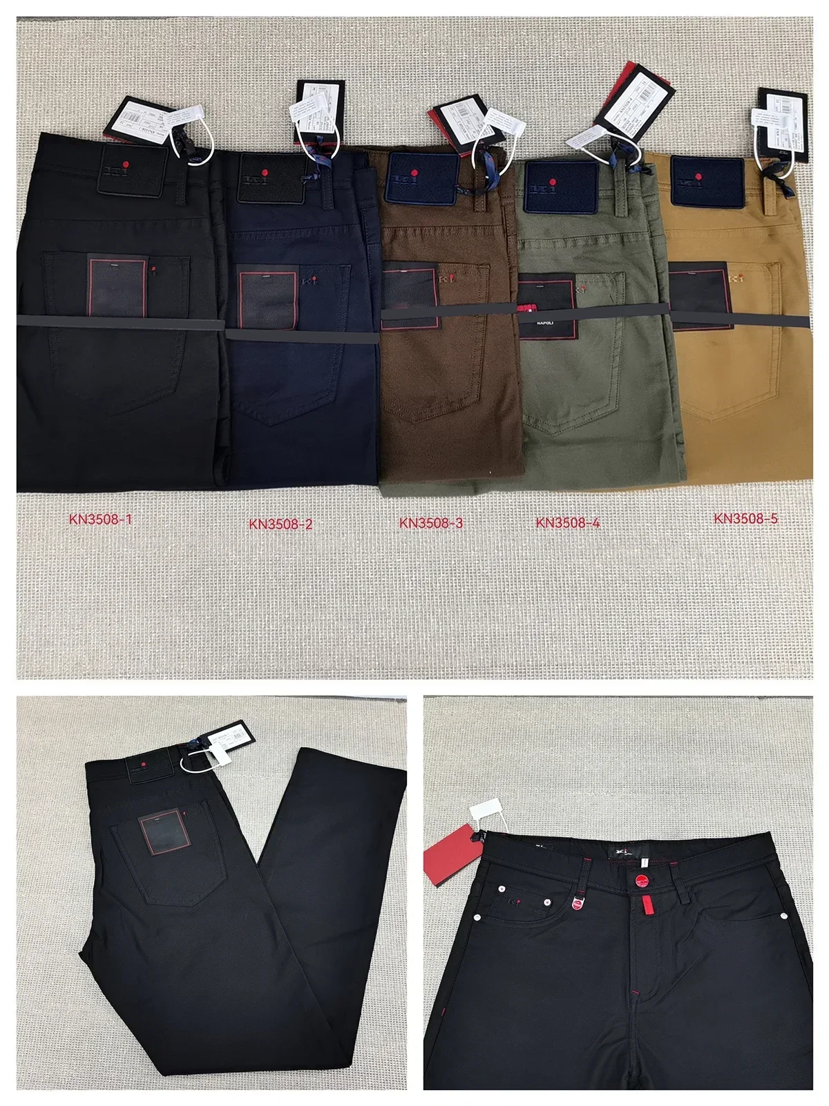 OECHSLI Hosen Dünne Baumwolle Männer 2023 Frühling Sommer neue business Stickerei Casual Gerade Große größe 30-40 hosen