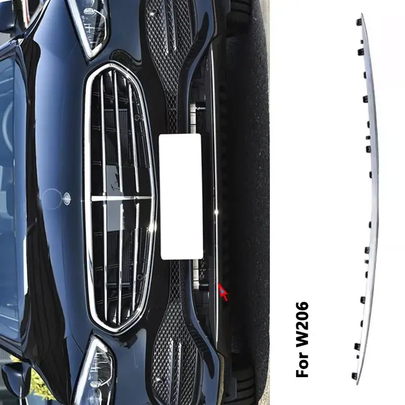 

Передний бампер, хромированная отделка, хромированный спойлер A2068852401для Mercedes Benz C Class W206 C220d UK