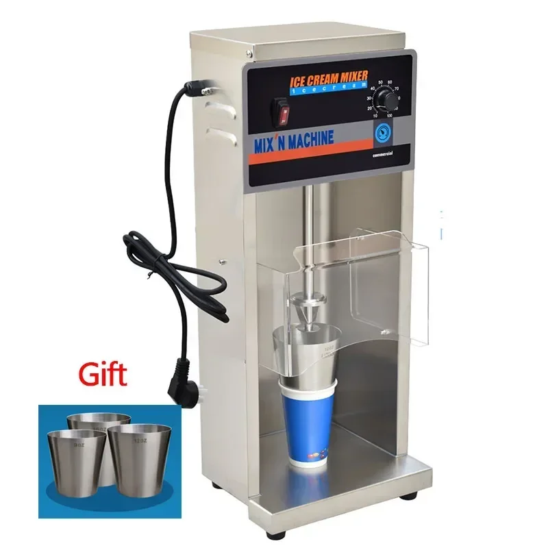 10000rpm Milkshake Machine Frozen Dessert Mixer Soft Ice Cream Mixer Blizzard Machine Smoothie Shops Ice Cream Shop Equipment