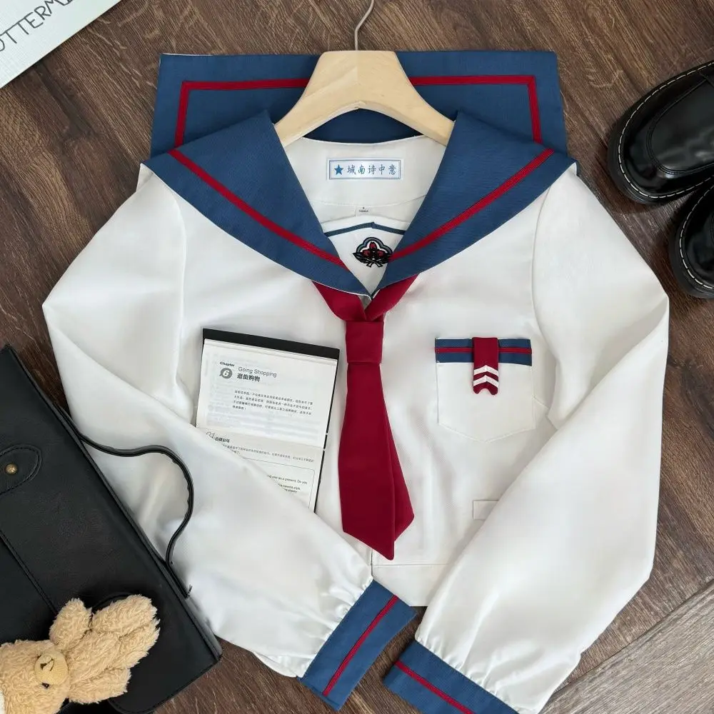 JK Suit Abito da marinaio Uniforme Anime Blu Stile giapponese Forniture scolastiche Senso Gioco di ruolo Ragazza carina
