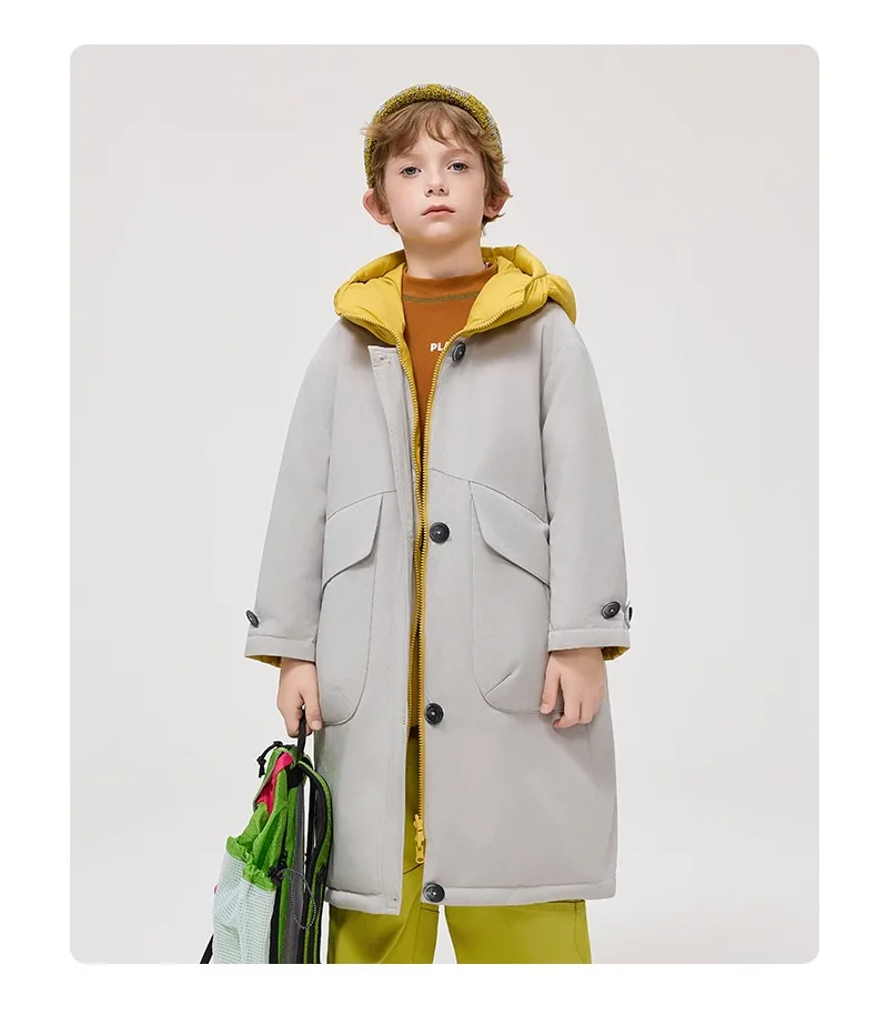 Winter Neue kinder Windjacke Unten Jacke Mode Mit Kapuze Winddicht Wasserdichte Oberbekleidung Jungen Mädchen Warme Mäntel A4820 – Detail 14