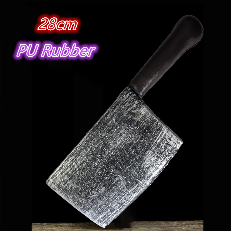 Halloween Cosplay Prop Sword kitchen knife Weapons Movie Scare party Event Performances Safety Rubber toy knife