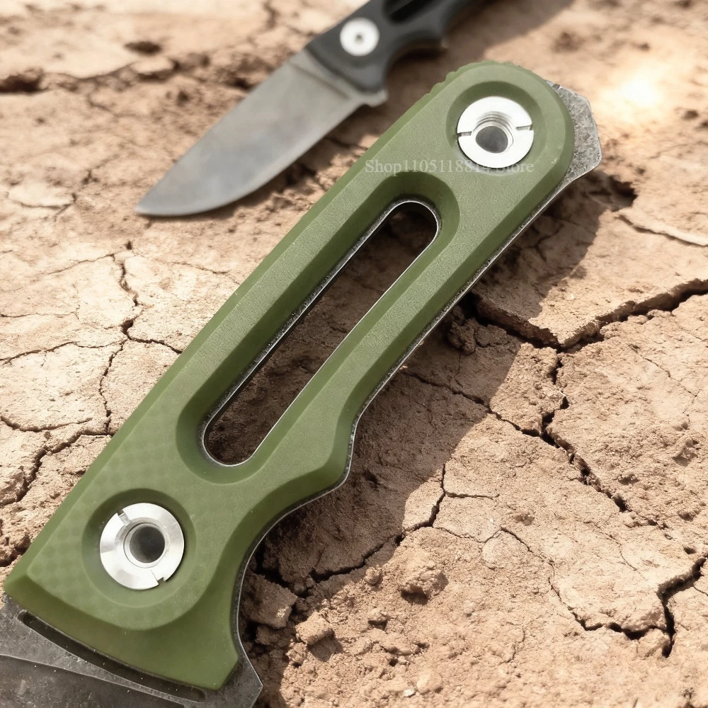 شفرة مثبتة سكين ألياف النايلون في الهواء الطلق الترفيه تسلق الجبال الرحلات الشواء الصيد الصيد المحمولة فائدة أداة القطع