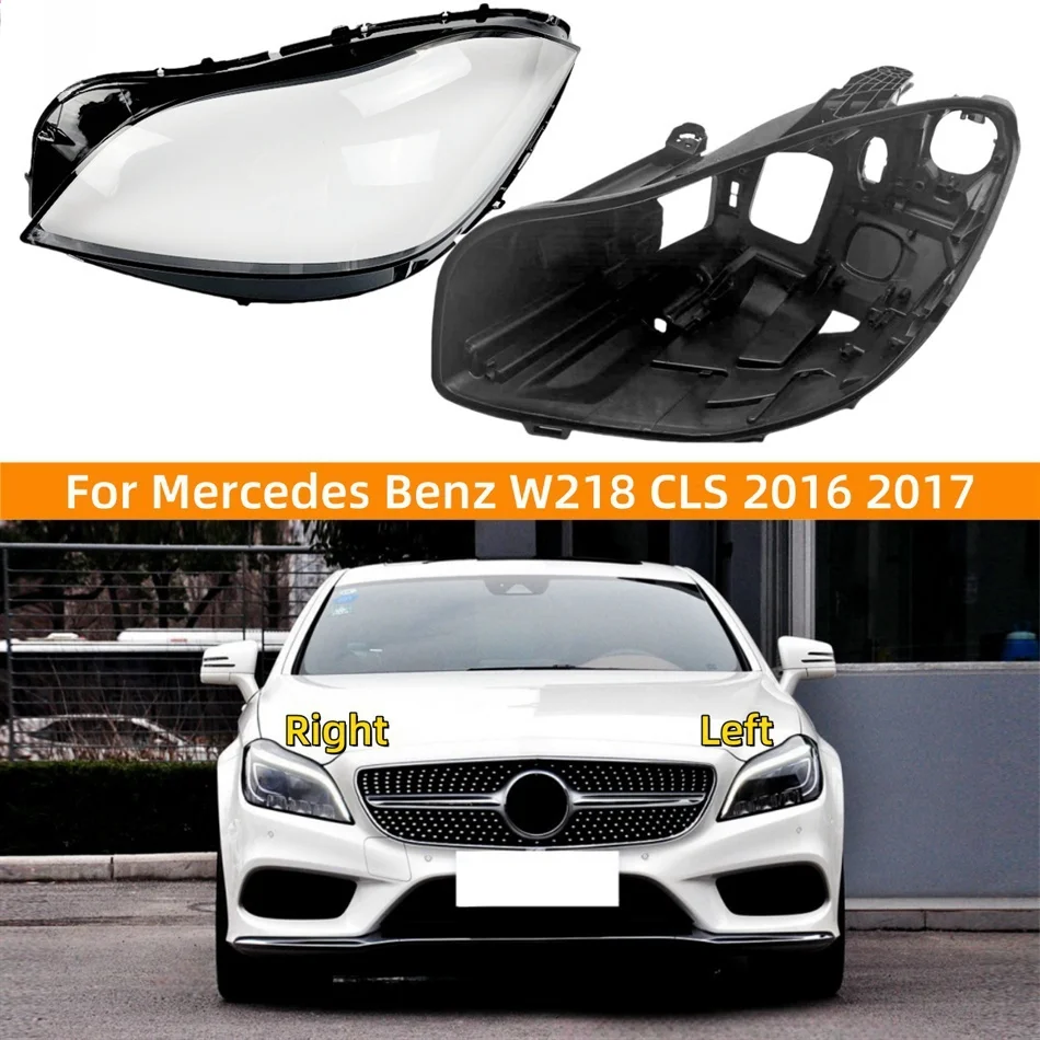 

For Mercedes Benz W218 CLS 2016 2017 Car Internal Spare Parts Headlight Rubber Cover Headlight Bottom Shell