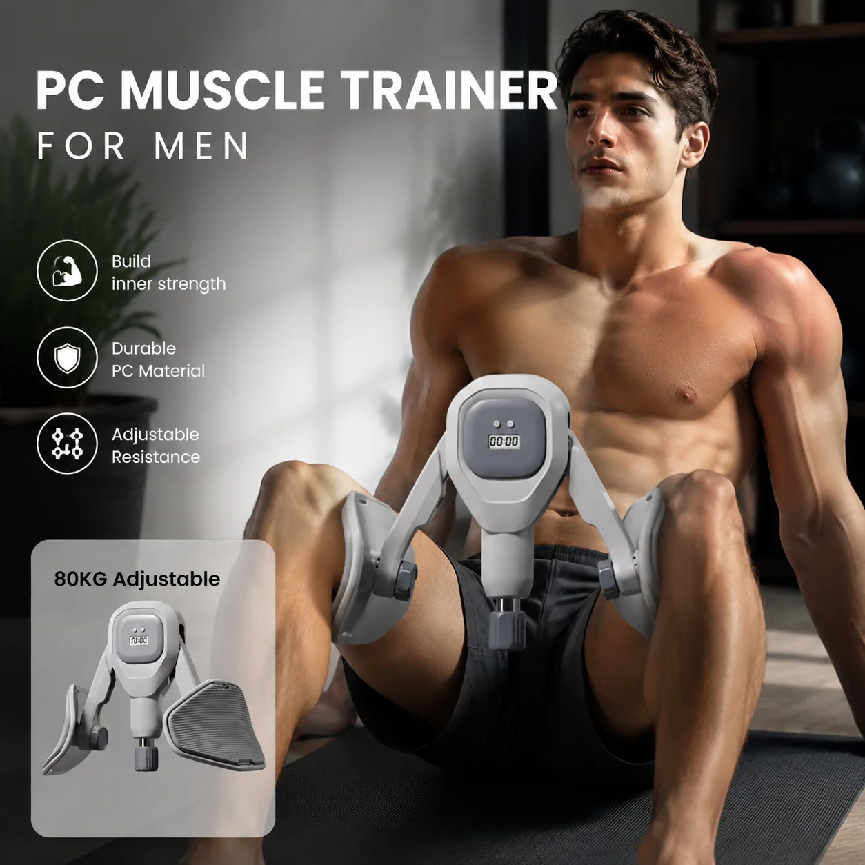 New Kegel Trainer PC Muscle Men's Leg Exercise Clamp Adjustable Postpartum Pelvic Floor Muscle Recovery Leg Beauty Device